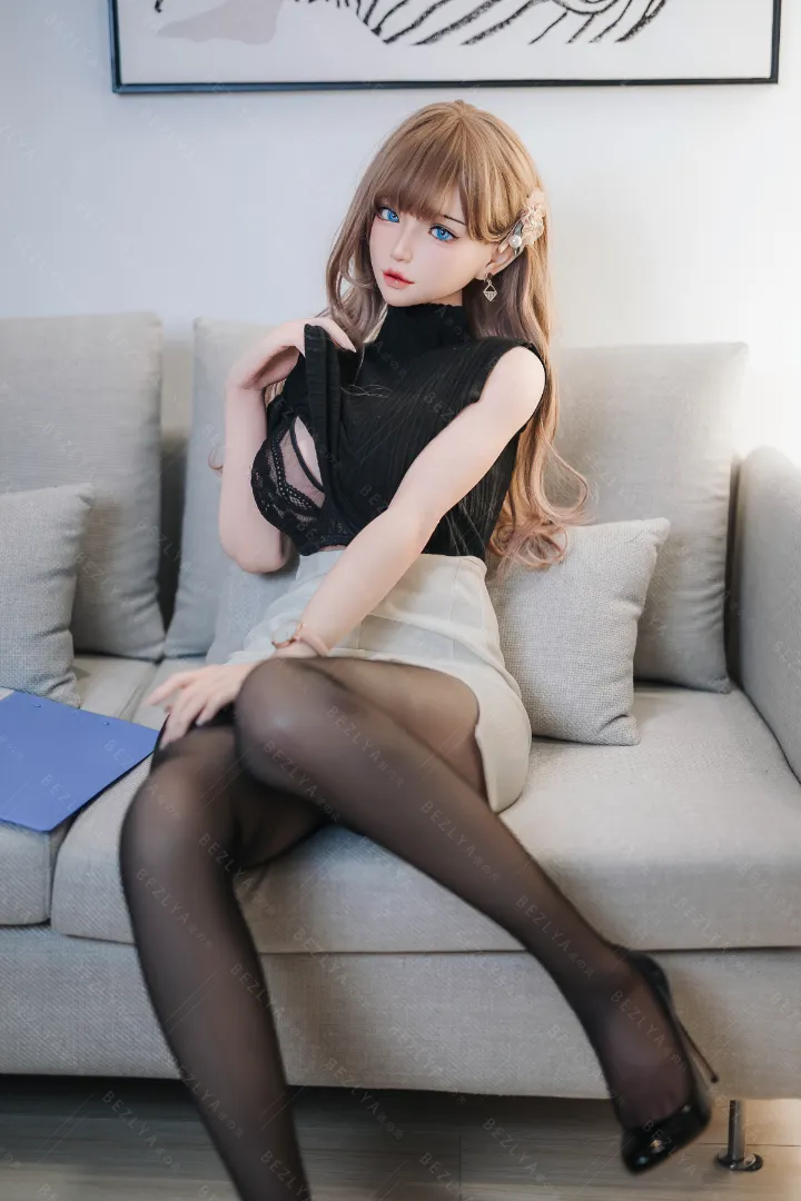 155cm (5ft1) Eカップ 軽量 シリコン ラブドール, 可動式顎 ヘッド Mandragora